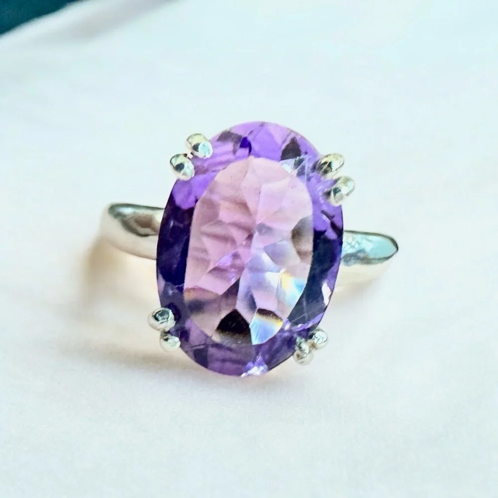 💜Amethyst💜Sterling💜Silver💜Ring (7)